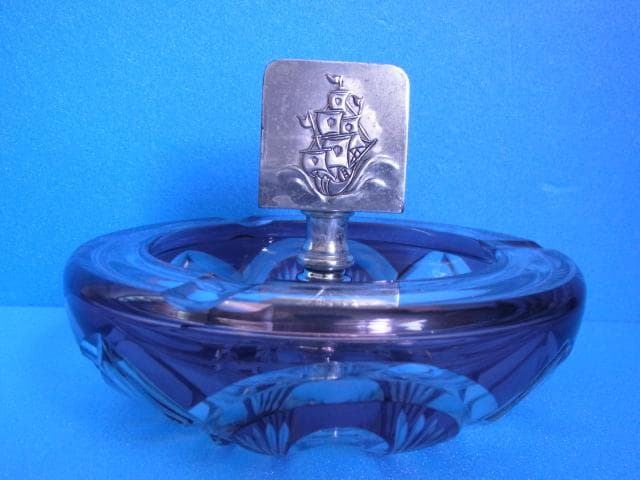 未使用品 和ガラス 切子 煙草セット 三越 戦前 デットストック 昭和