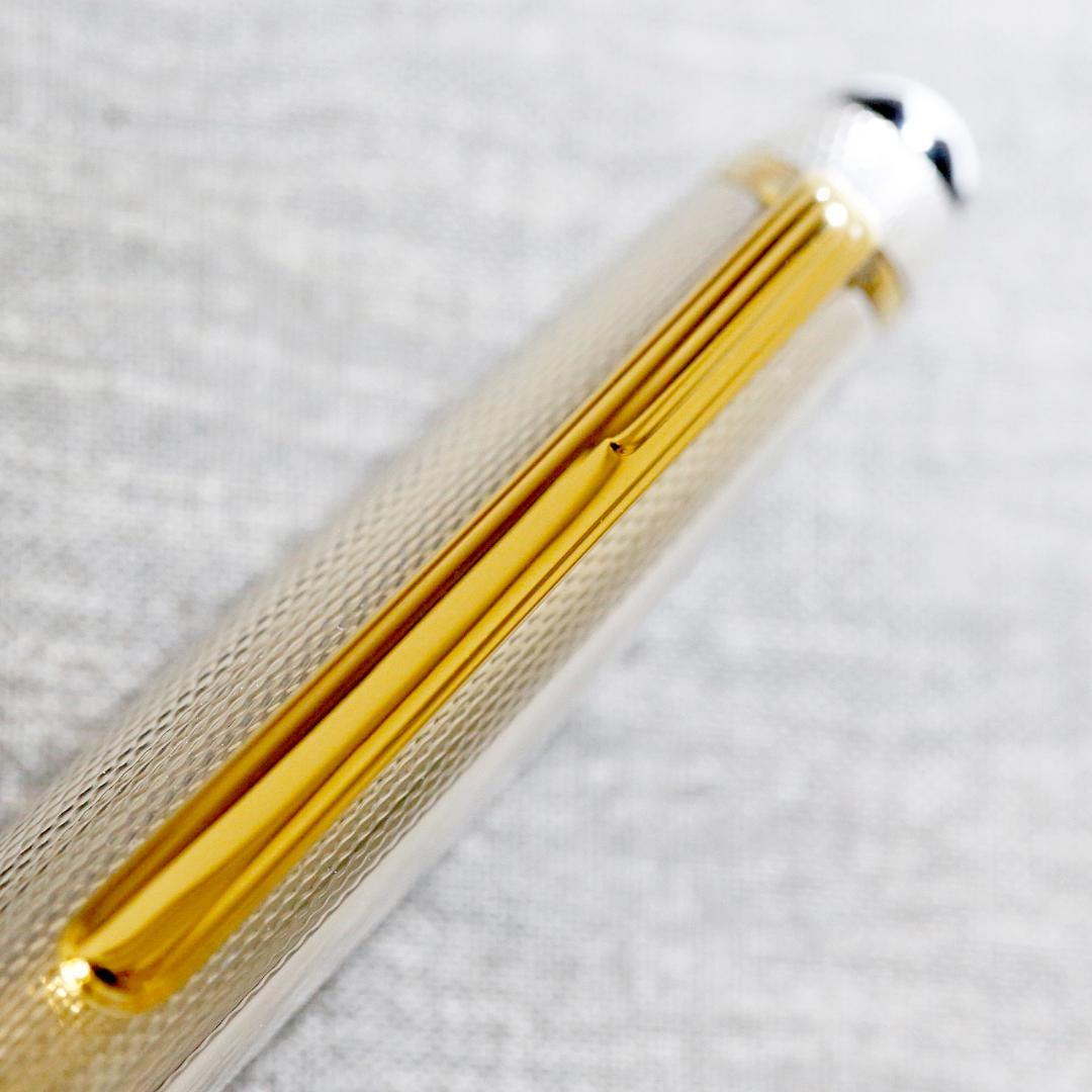 送料込み】モンブラン 万年筆 1446 バーレイ スターリングシルバー