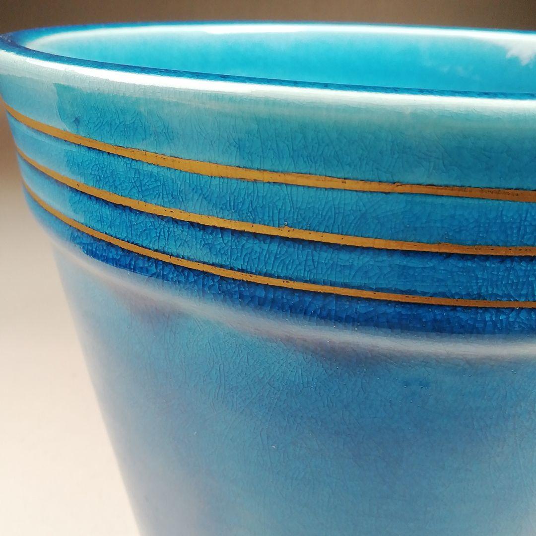 T954 水指 『土耳古 末広水指』『瑞豊 造』 共箱 茶道具 T954 水指