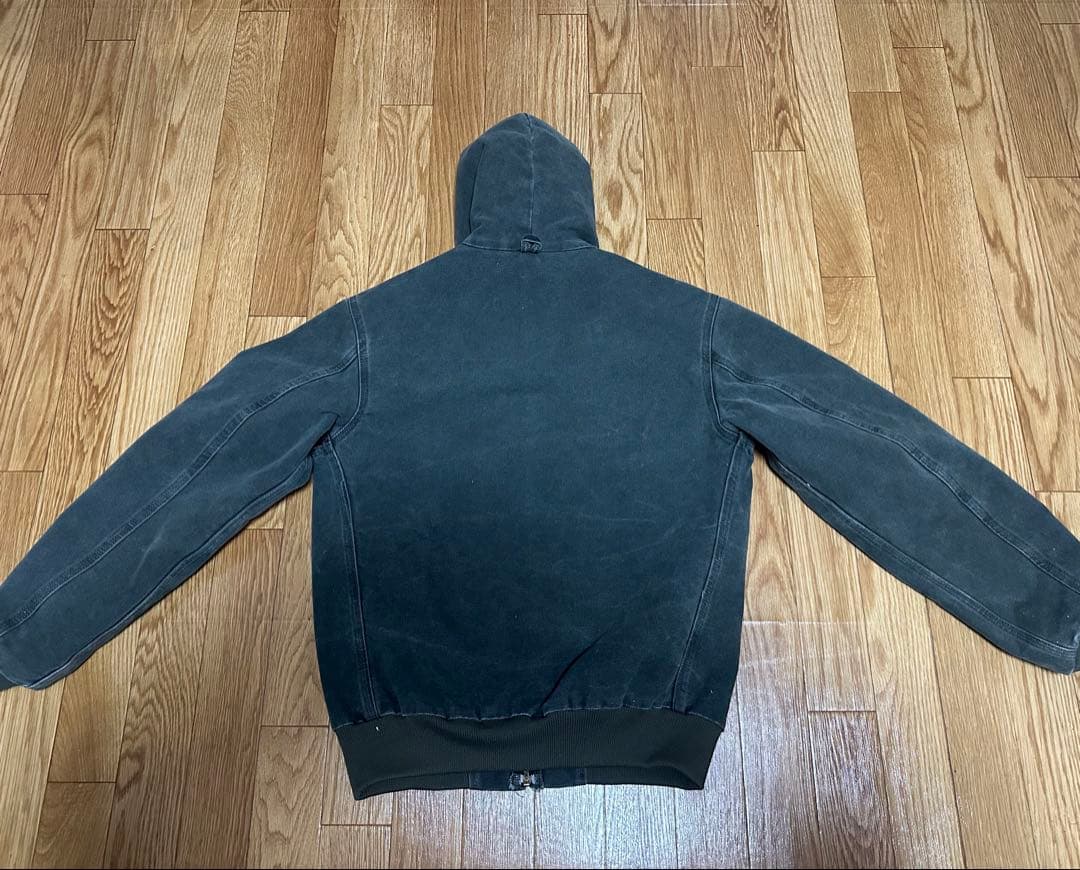 Carhartt アクティブジャケットグリーン　ユースXL(メンズXS〜S相当)