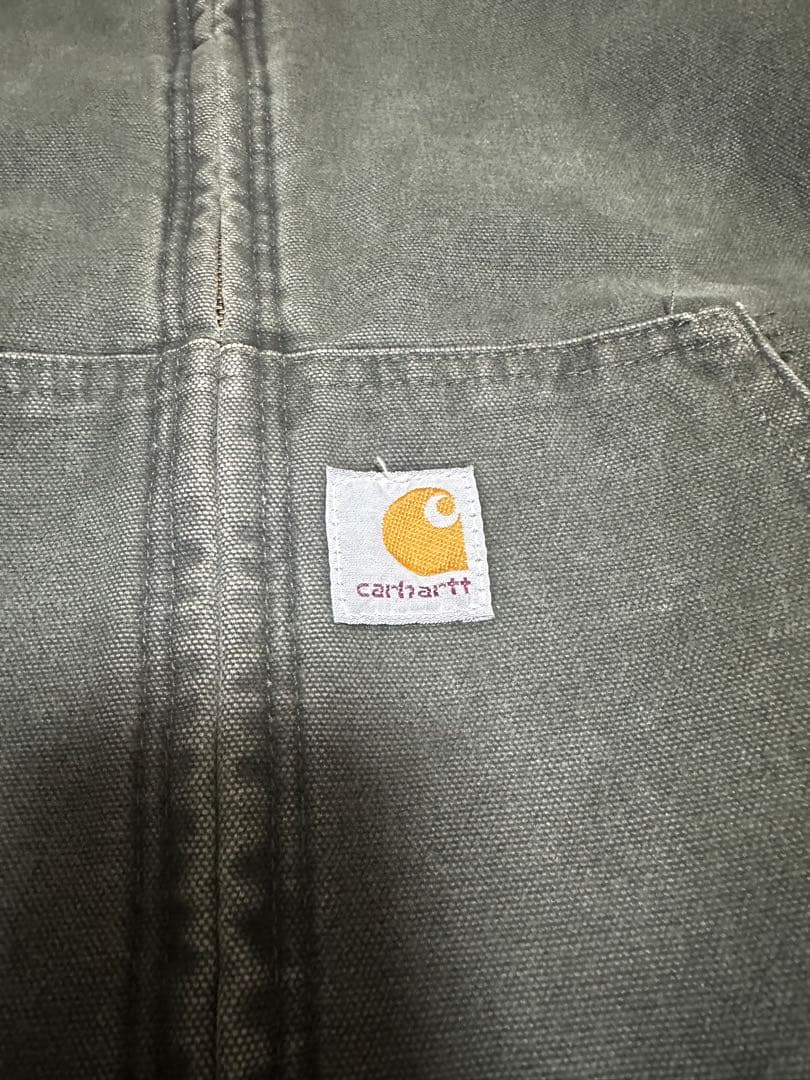 Carhartt アクティブジャケットグリーン　ユースXL(メンズXS〜S相当)