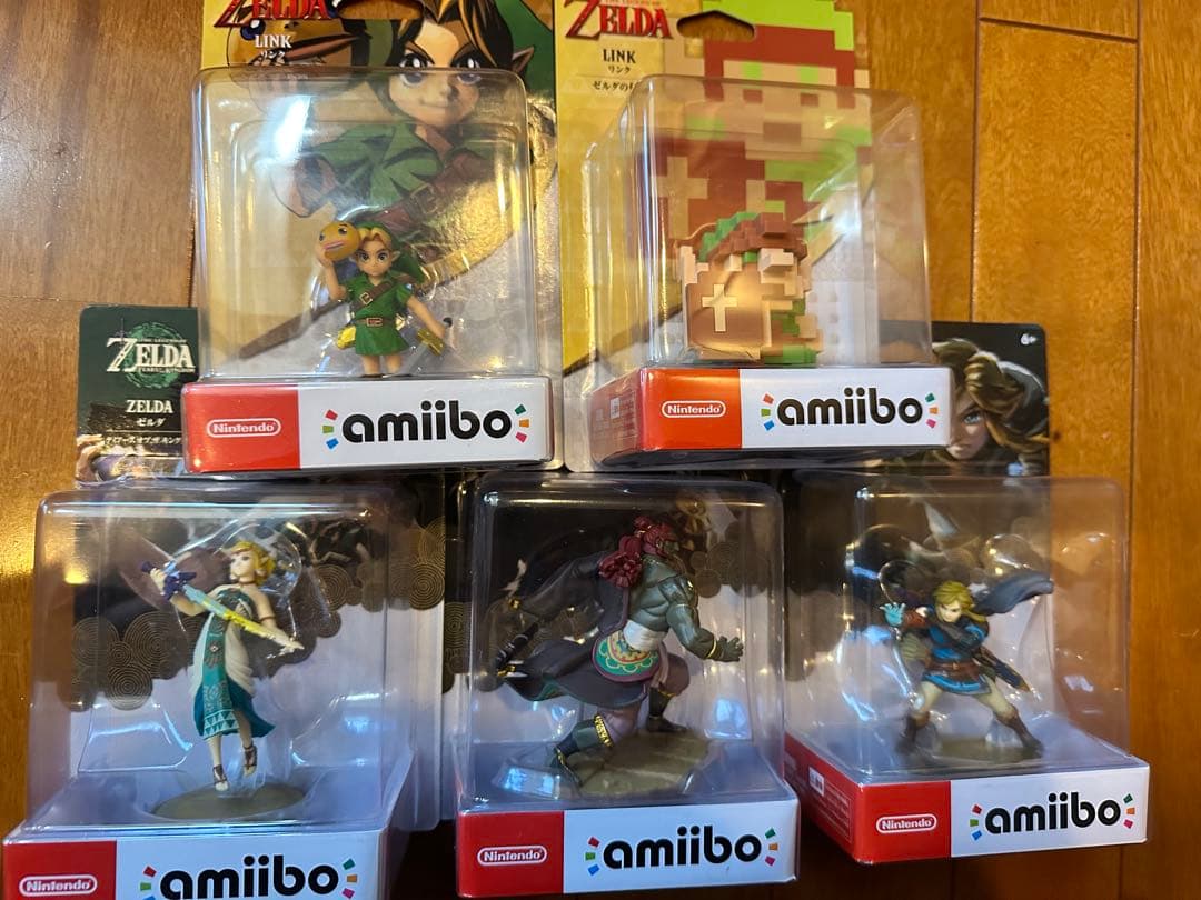 amiibo ゼルダの伝説 5個セット 5点セットNintendoSwitchゼルダの伝説