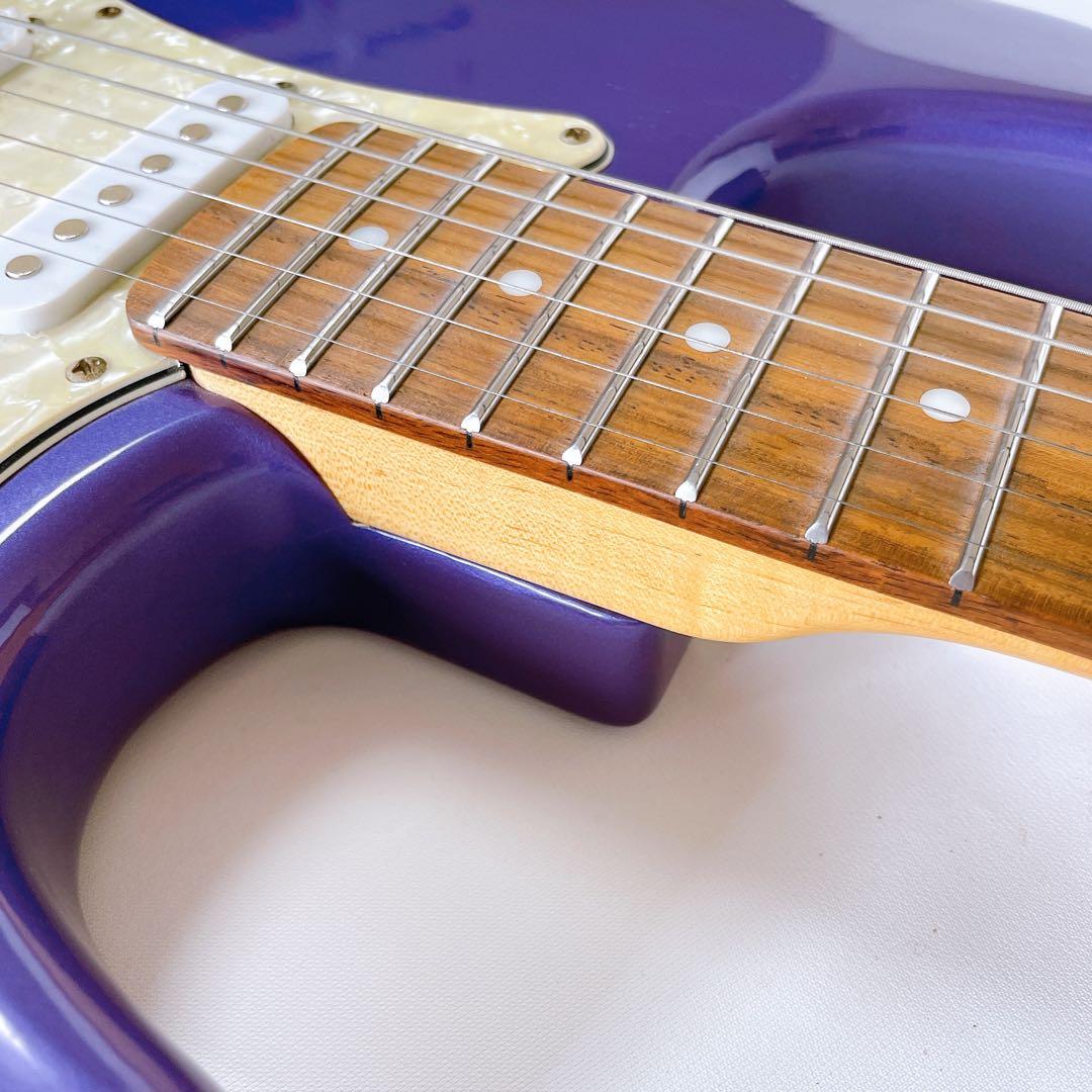 美品⭐︎Mavis　ストラトキャスタータイプ　エレキギター　メタリックパープル