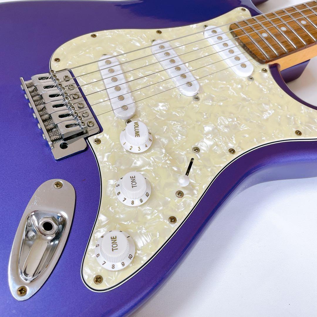 美品⭐︎Mavis　ストラトキャスタータイプ　エレキギター　メタリックパープル