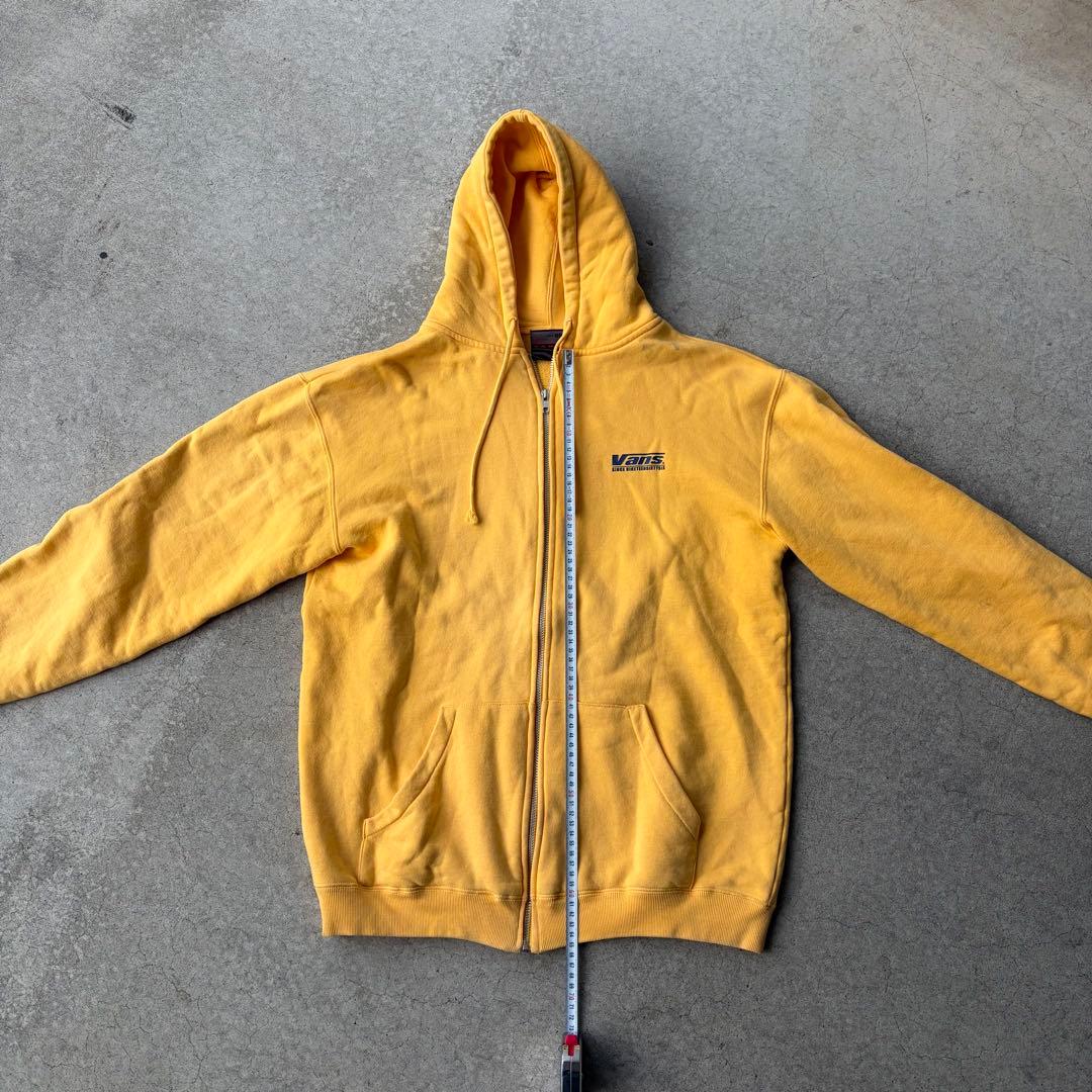 希少 90s VANS ジップアップ パーカー フーディー フェード USA