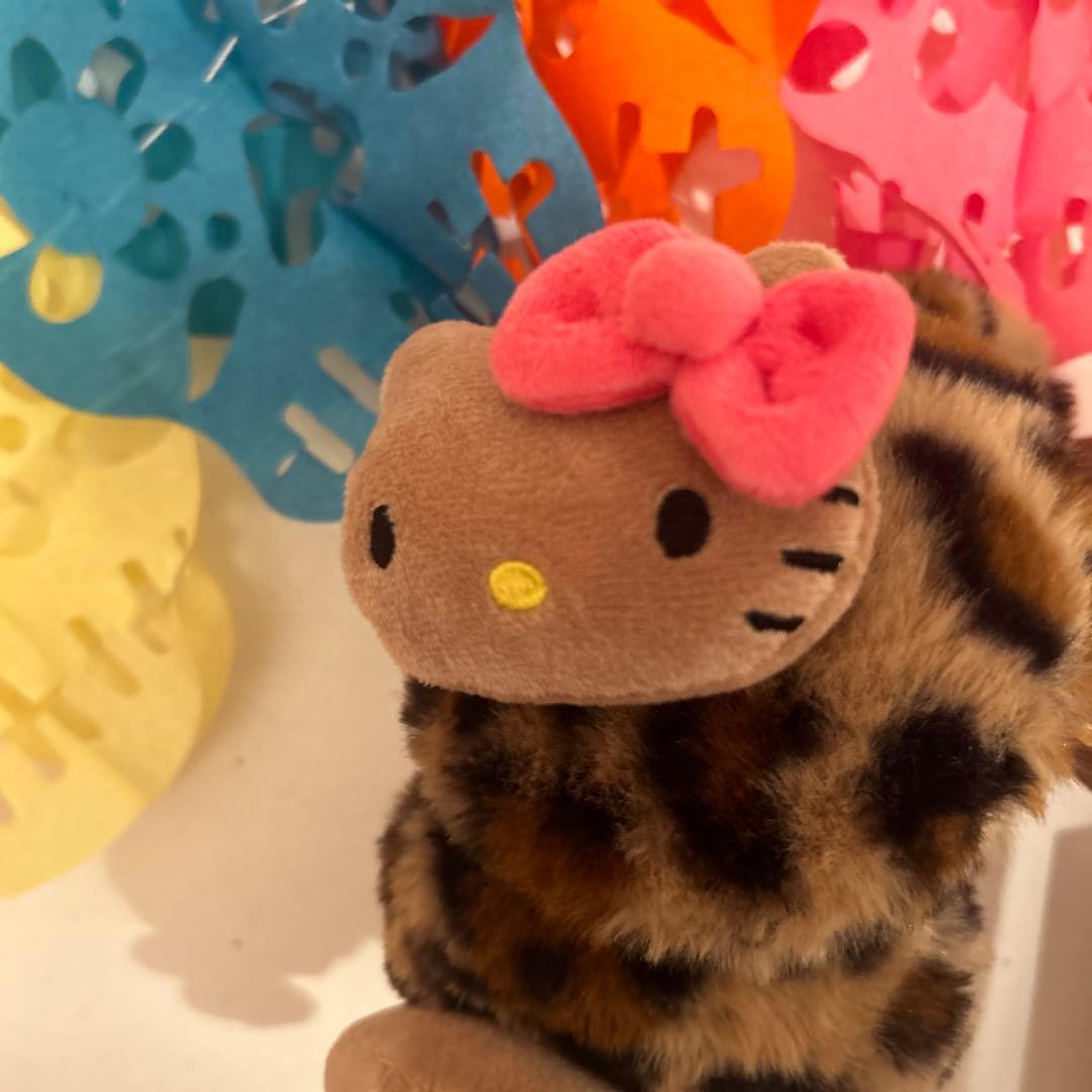 WEGO ハローキティ キティ 日焼けキティ レオパード 豹柄 イヤーマフ