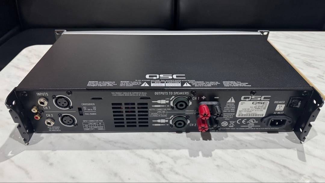 動作確認済】QSC GX5 パワーアンプ｜PA・店舗音響