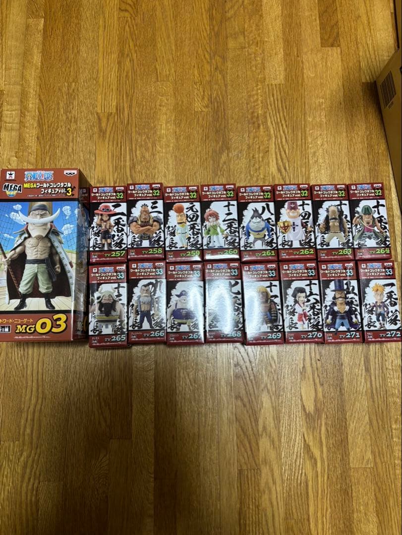 MEGAワーコレvol.3 白ひげ海賊団 コンプリート フルセット 未開封