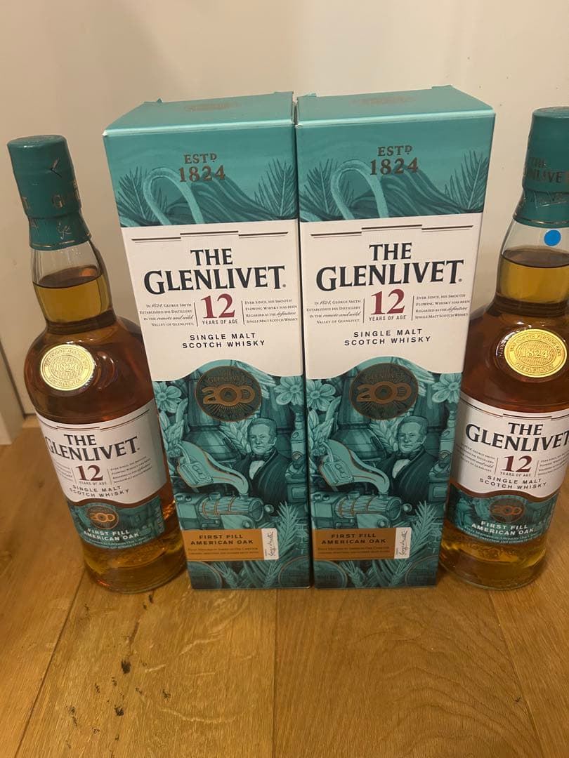 グレンリベット12年 200周年　ウイスキー　2本 WHISKY LOVERS ONLINESHOP / ザ・グレンリベット 12年 200周年記念限定