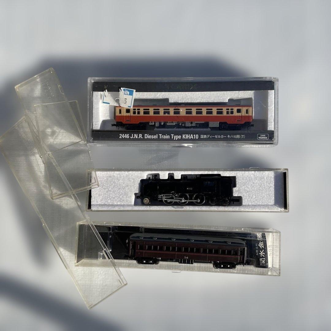 Nゲージ　セット（車両、レール、景観部品）