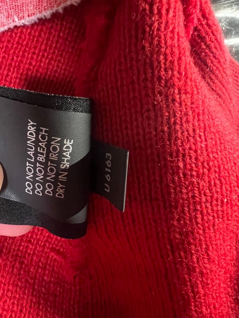 PEACEMINUSONE レッド ニット帽