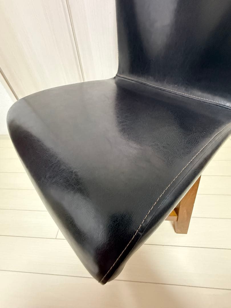 中古品】MORI SHIGE モリシゲ 北欧風 アンティーク 回転チェア 木の