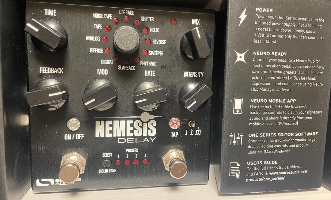 Demonfx RAVINE (Keeley CAVERNS V2 クローン)