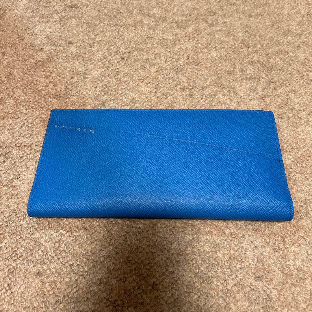 SMYTHSON スマイソン ボーディングパス パスポートケースセット ブルー