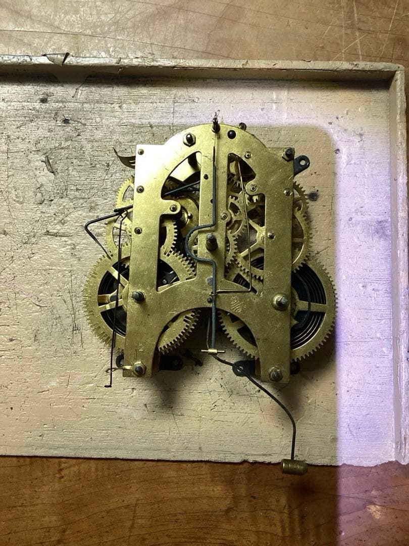 snさん専用　尾張時計　ゼンマイ式振り子時計　昭和30年前半