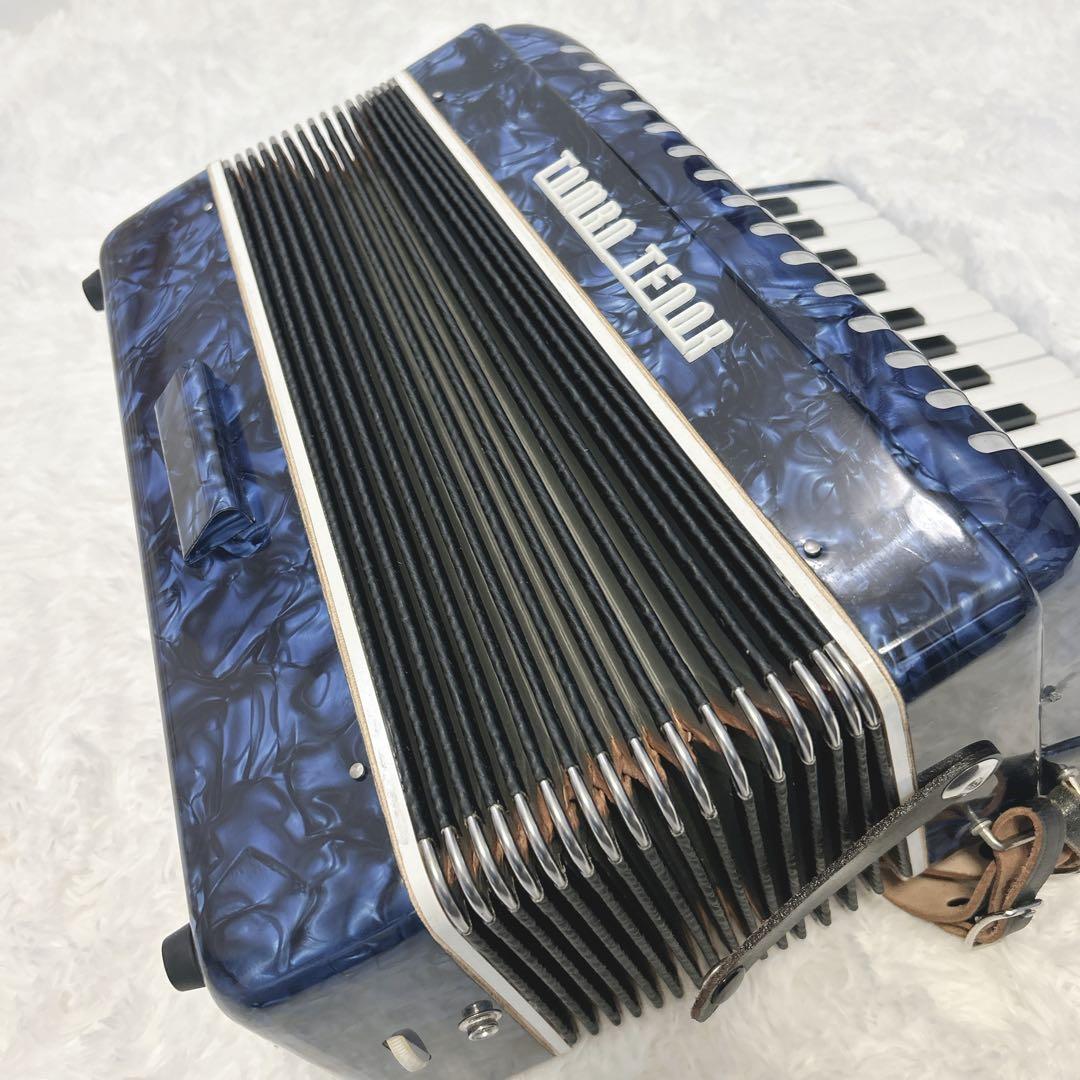 美品】TOMBO トンボアコーディオン No.302 ブルー 希少 - メルカリ