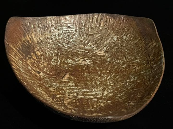 益子焼　作家物　三角 器