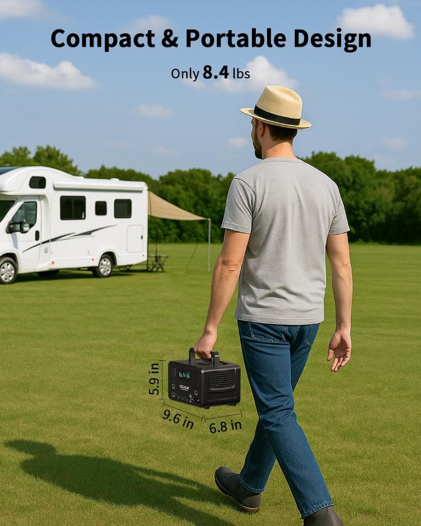 ECO PLAY 400W ポータブル電源