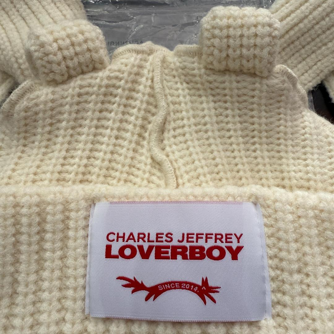 CHARLES JEFFREY LOVERBOY クリーム ニット帽 - メルカリ