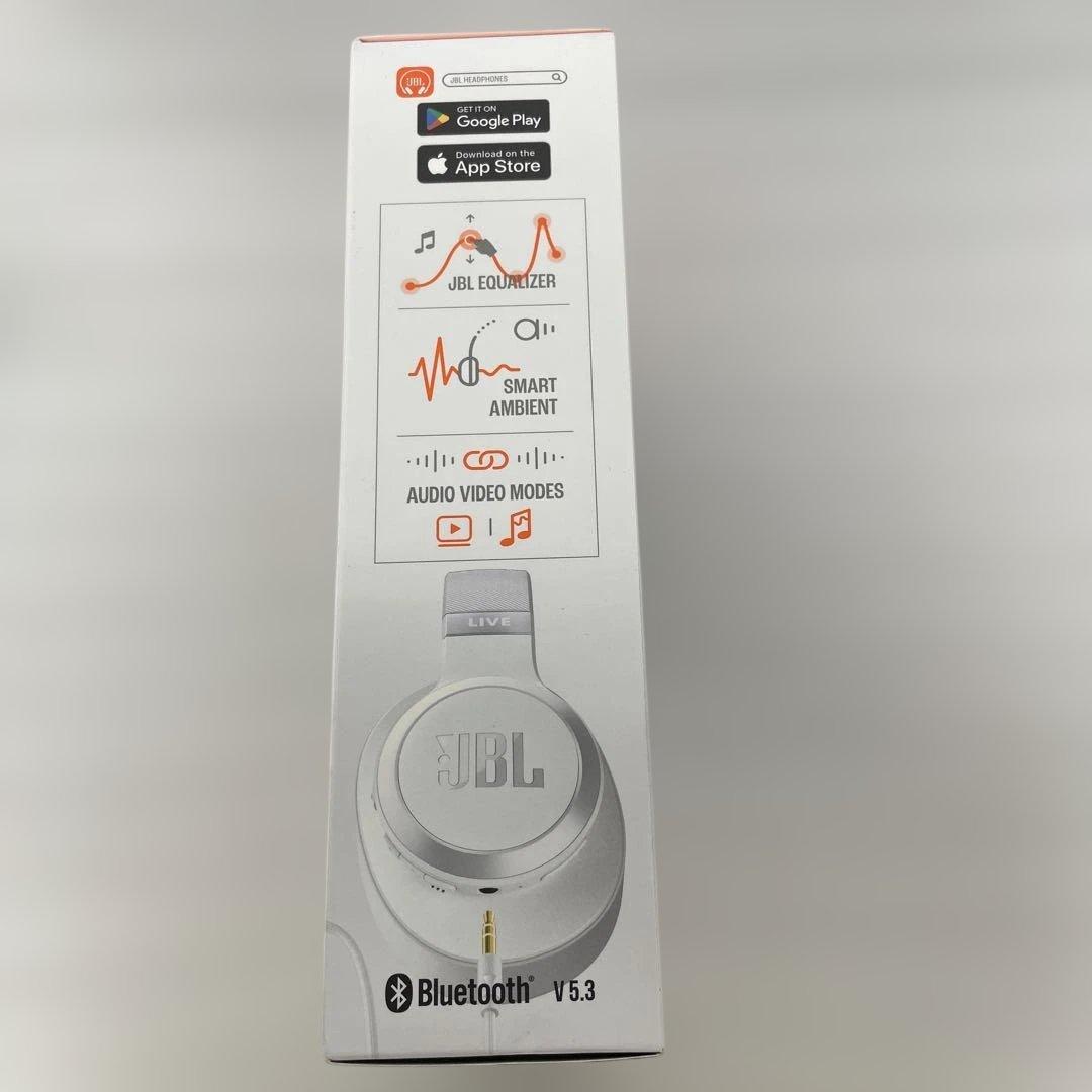 12195 JBL LIVE 770NC オーバーイヤーヘッドホン ホワイト