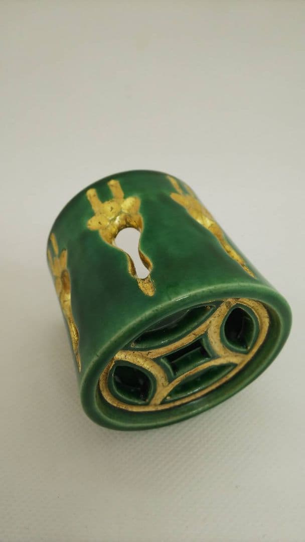 和田桐山造 七鶴透 蓋置 琴浦焼 淡々斎書付 2025年最新】Yahoo!