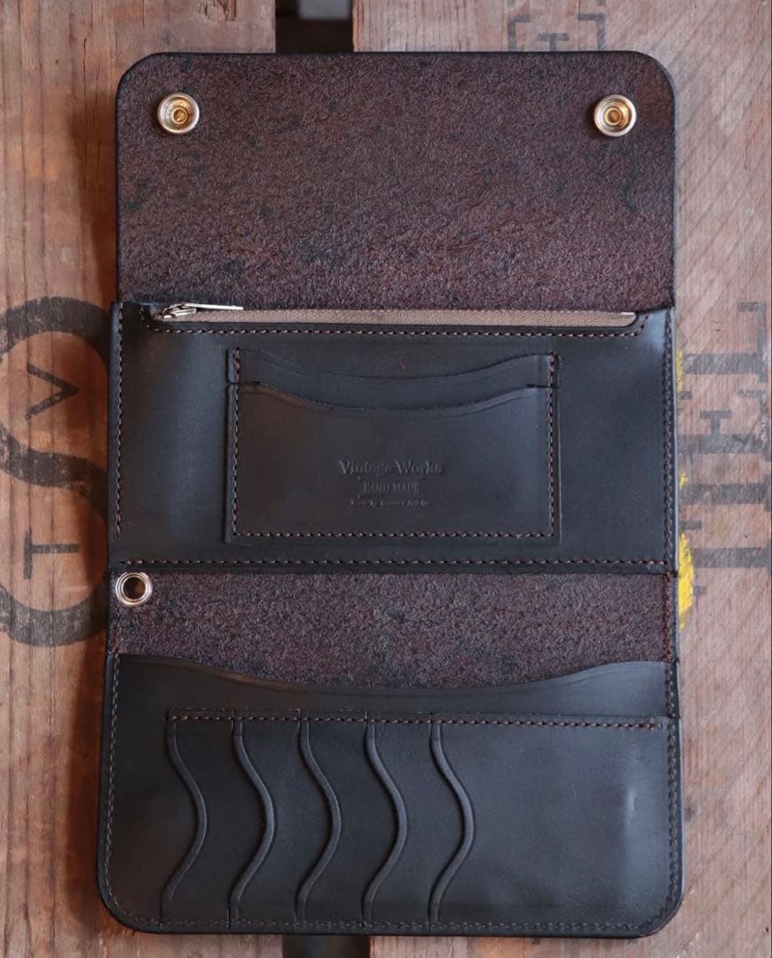 ヴィンテージワークス　ハンドメイドレザーロングウォレット　財布