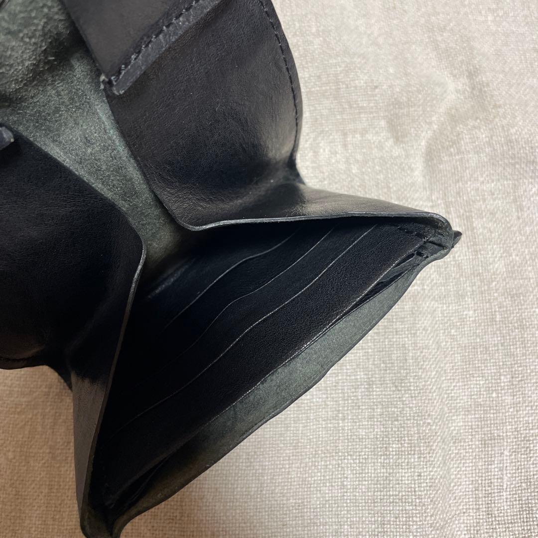 ワサビクラフト ハーフウォレット ブラック