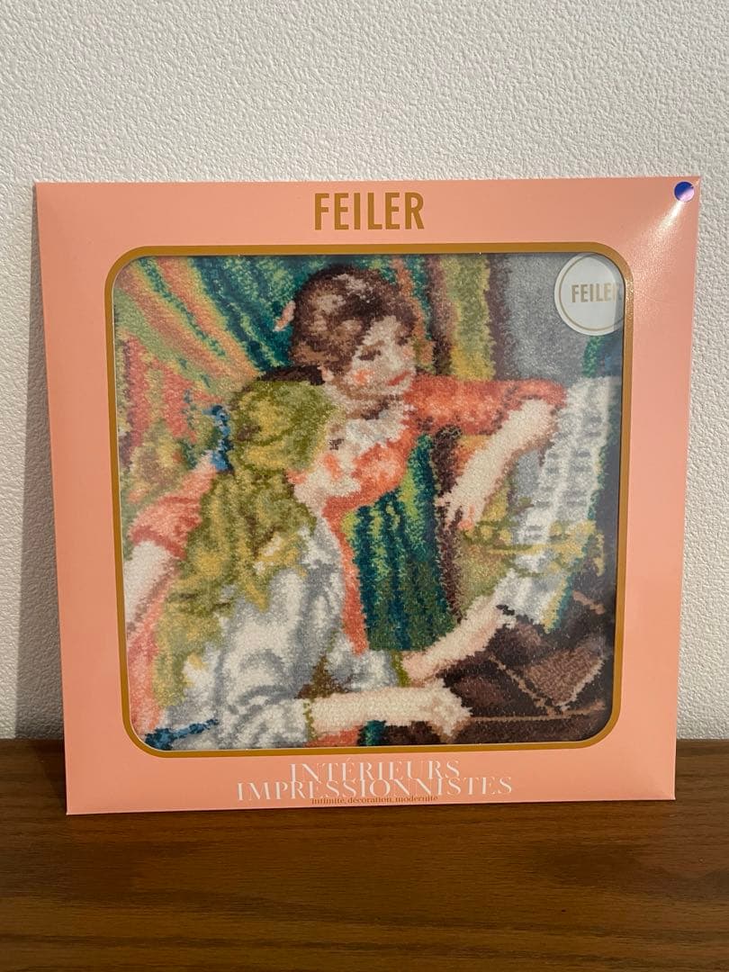 ブルー未開封】オルセー美術館 印象派展 FEILER フェイラー ハンカチ
