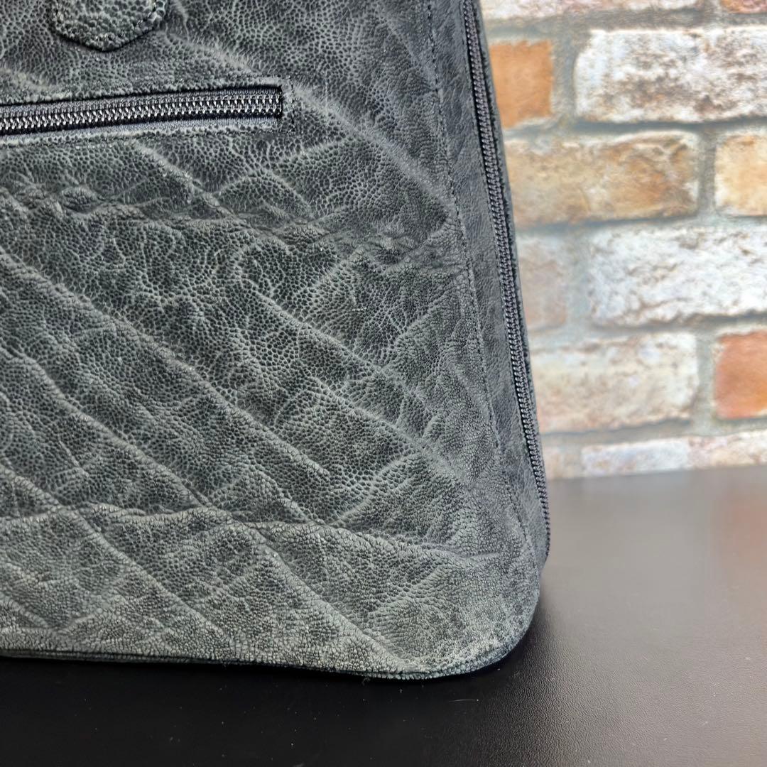 未使用級✨JRA 正規品　エレファントレザー　ビジネスバッグ　黒　A4収納可能
