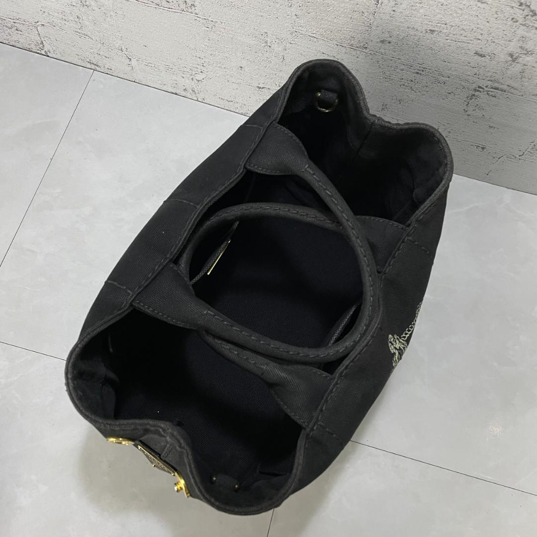 PRADA カナパ プラダ 2way ショルダーバッグ 1BG439 S 黒