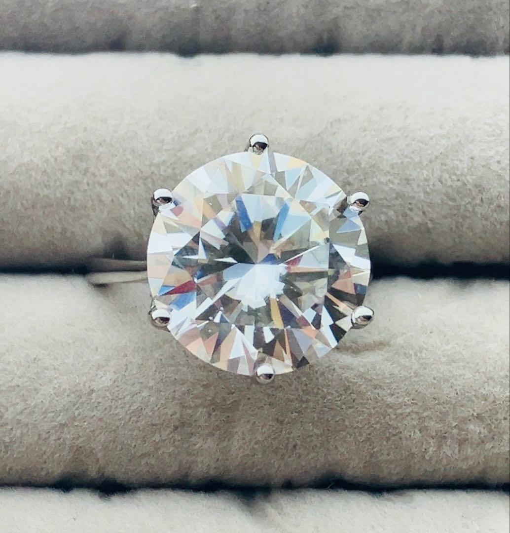 リング　指輪　モアサナイト　シルバー925 フリーサイズ　10ct