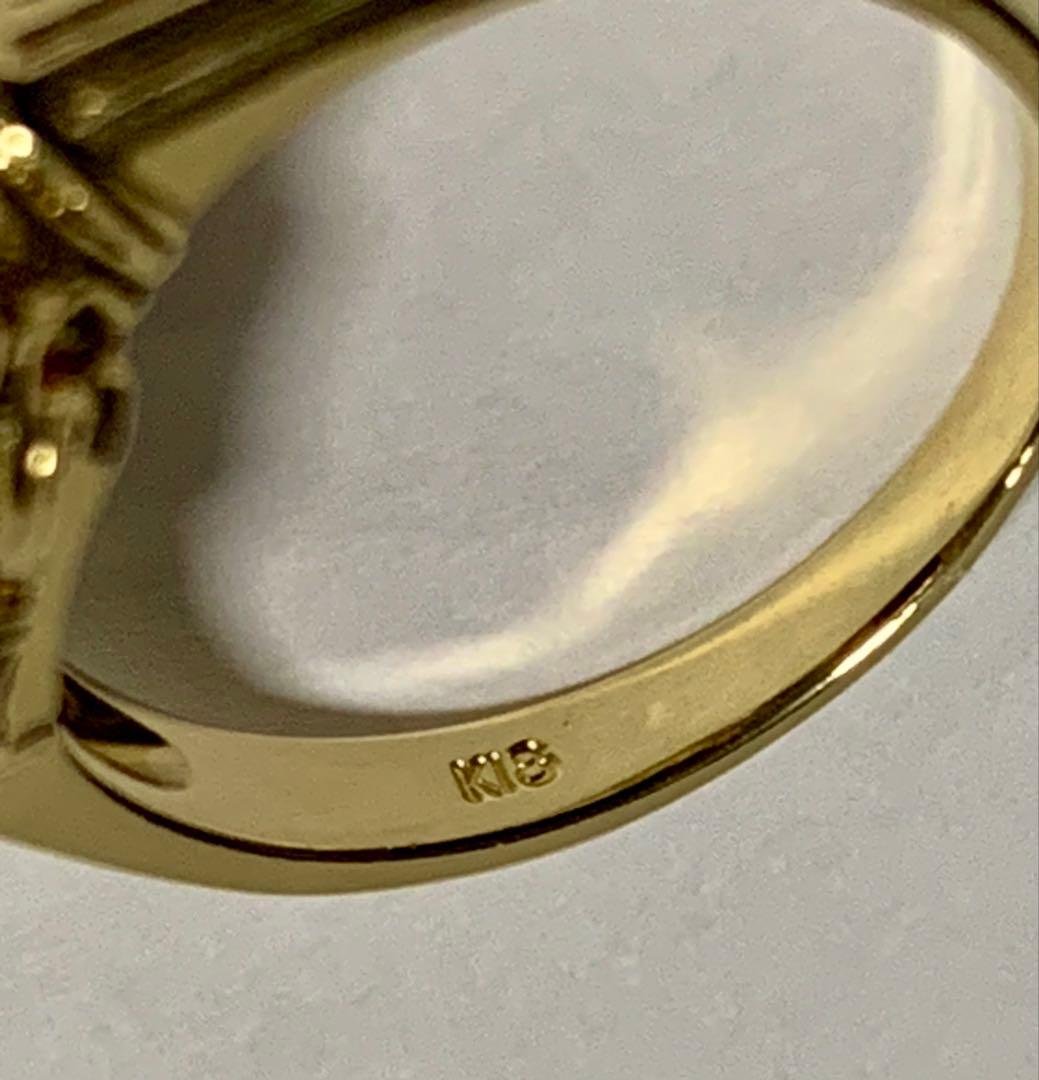 K18 ガーネット リング 4.8ｇ