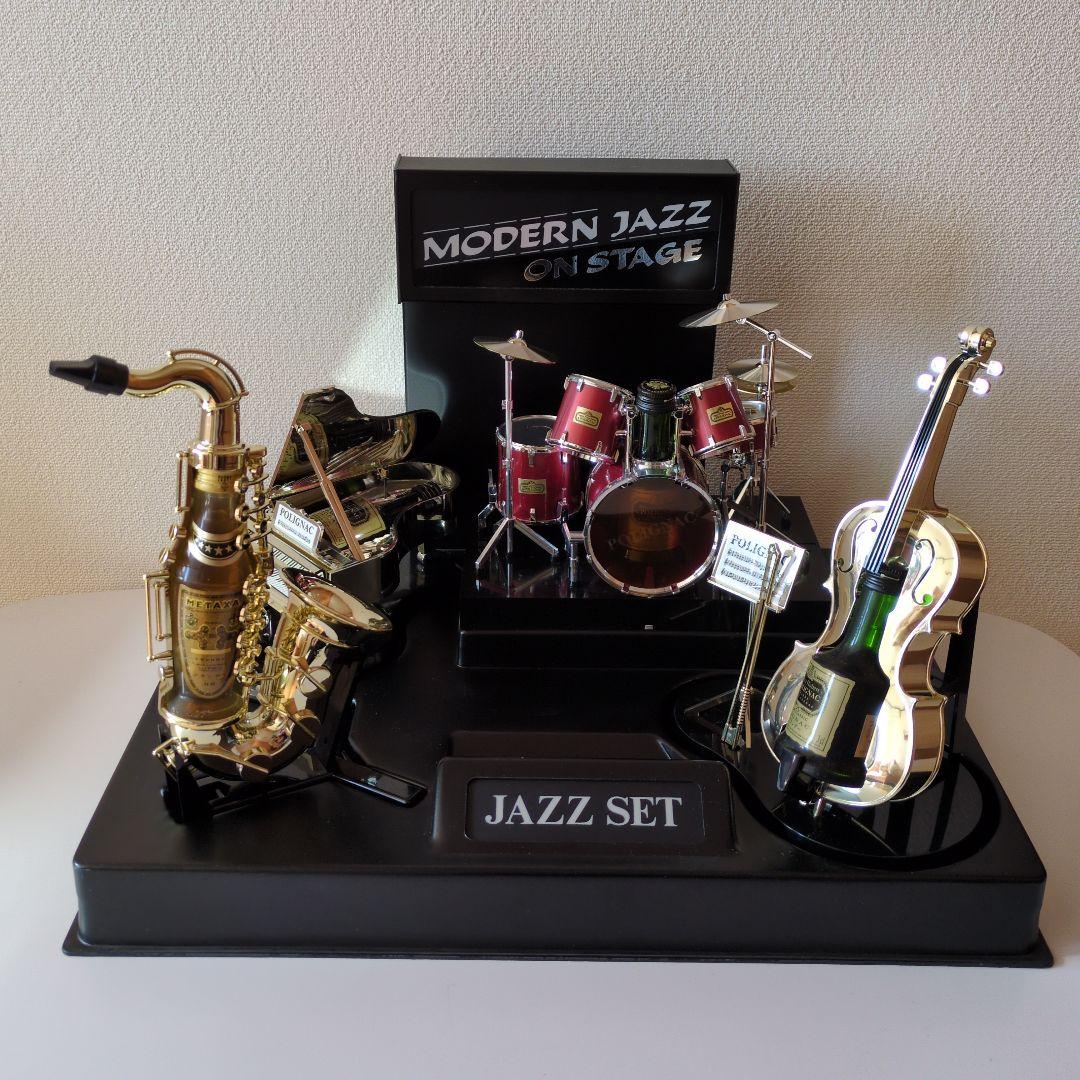ジャズセット ミニボトル付き 楽器 置物 洋酒ミニチュアボトル　レア物　 レトロ Amazon.co.jp: ミニチュアボトル 50ml 24本セット : 食品・飲料・お酒
