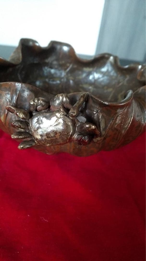 中国美術 清朝時代 銅器 文房四宝 花器 茶器 蓮 朝鮮美術 水滴 蟹 煎茶器