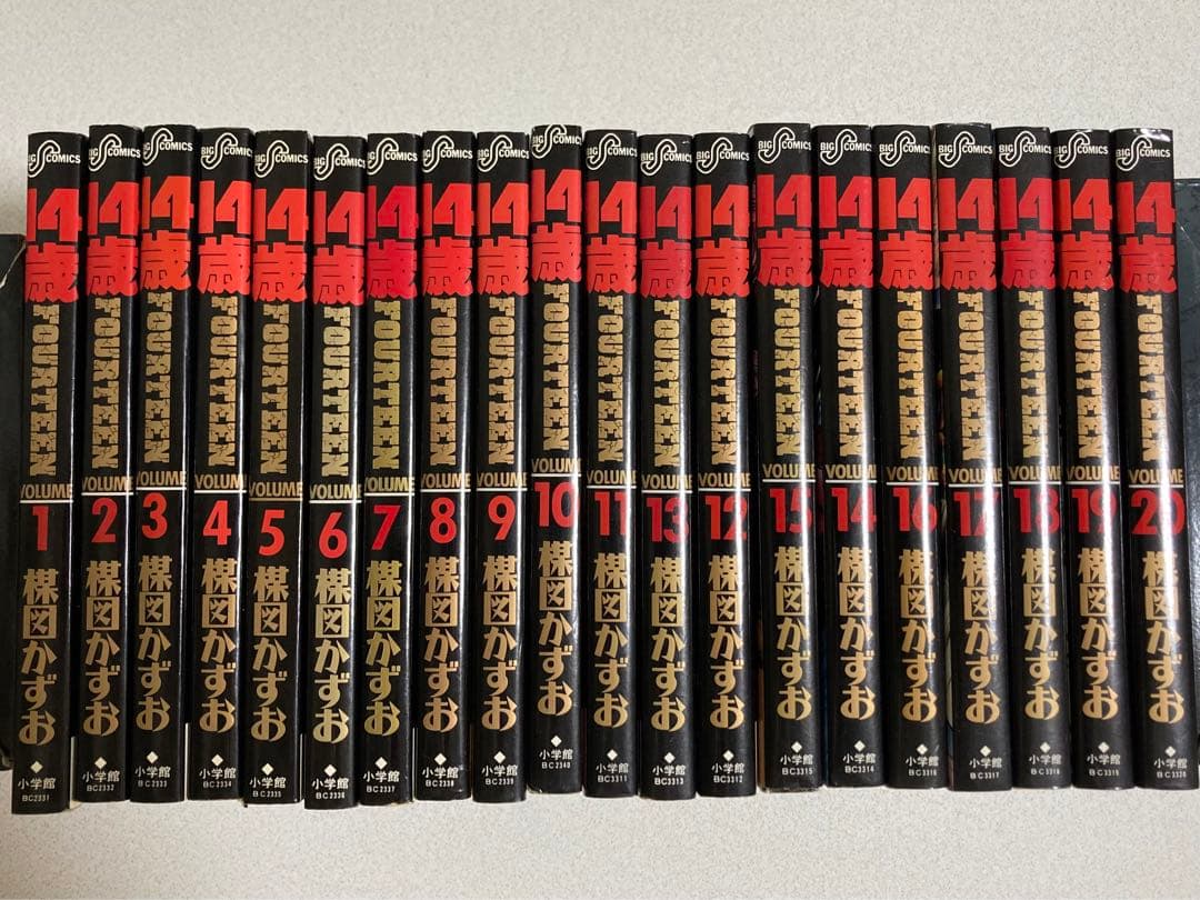 14歳 楳図かずお 全巻セット 全20巻 ビッグコミックス