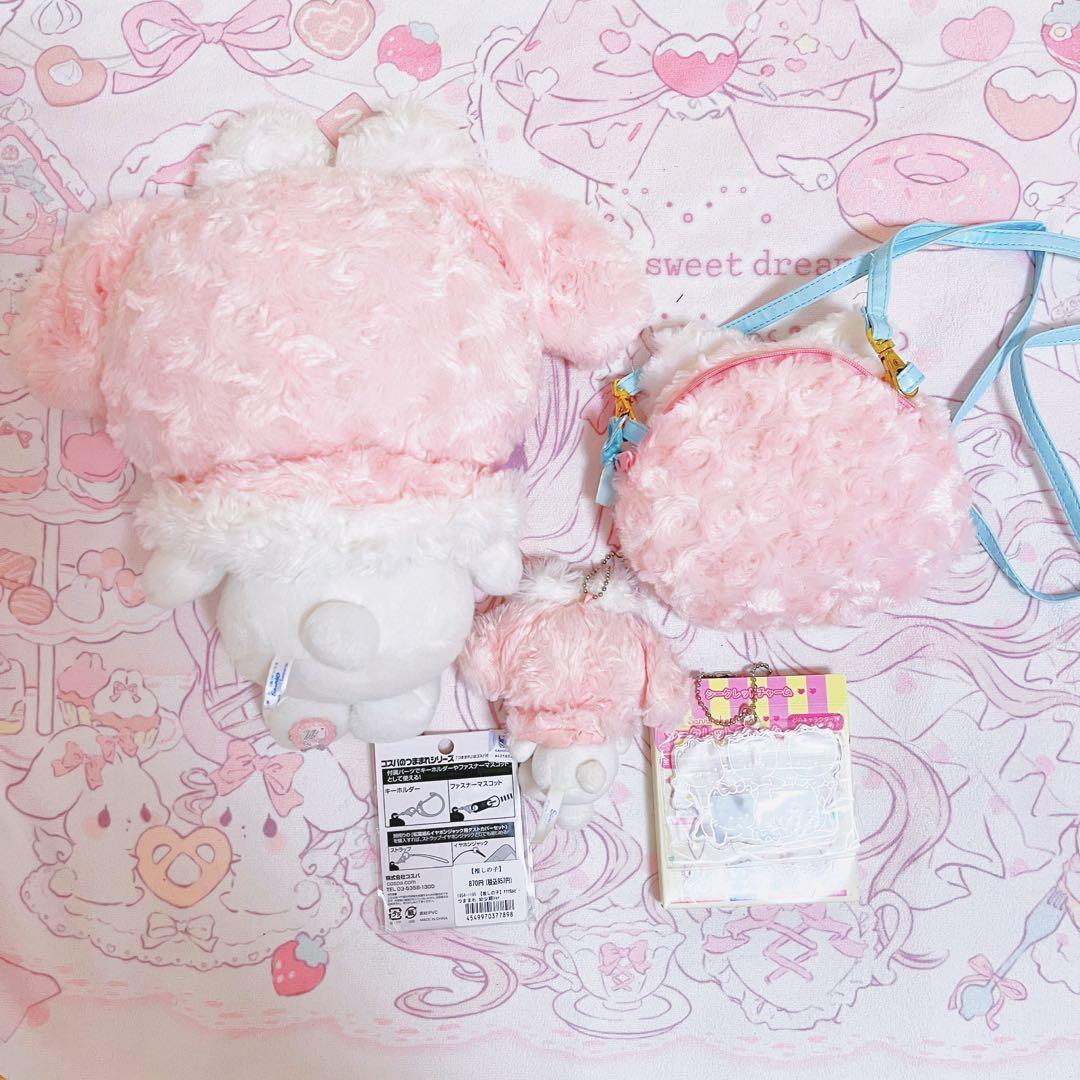 サンリオ　マイメロディ　ブランシュロリータ　マスコット　ぬいぐるみ　ポシェット