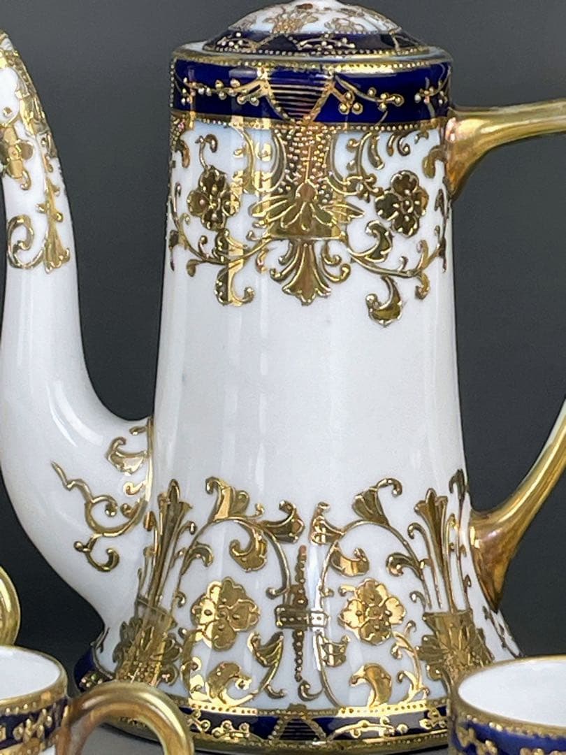 専用】オールノリタケ デミタスセット ティーポット カップ ソーサー2