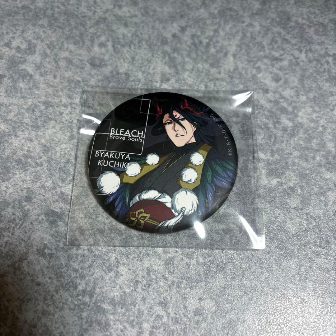 BLEACH ブレソル マット 缶バッジ 朽木白哉 - メルカリ