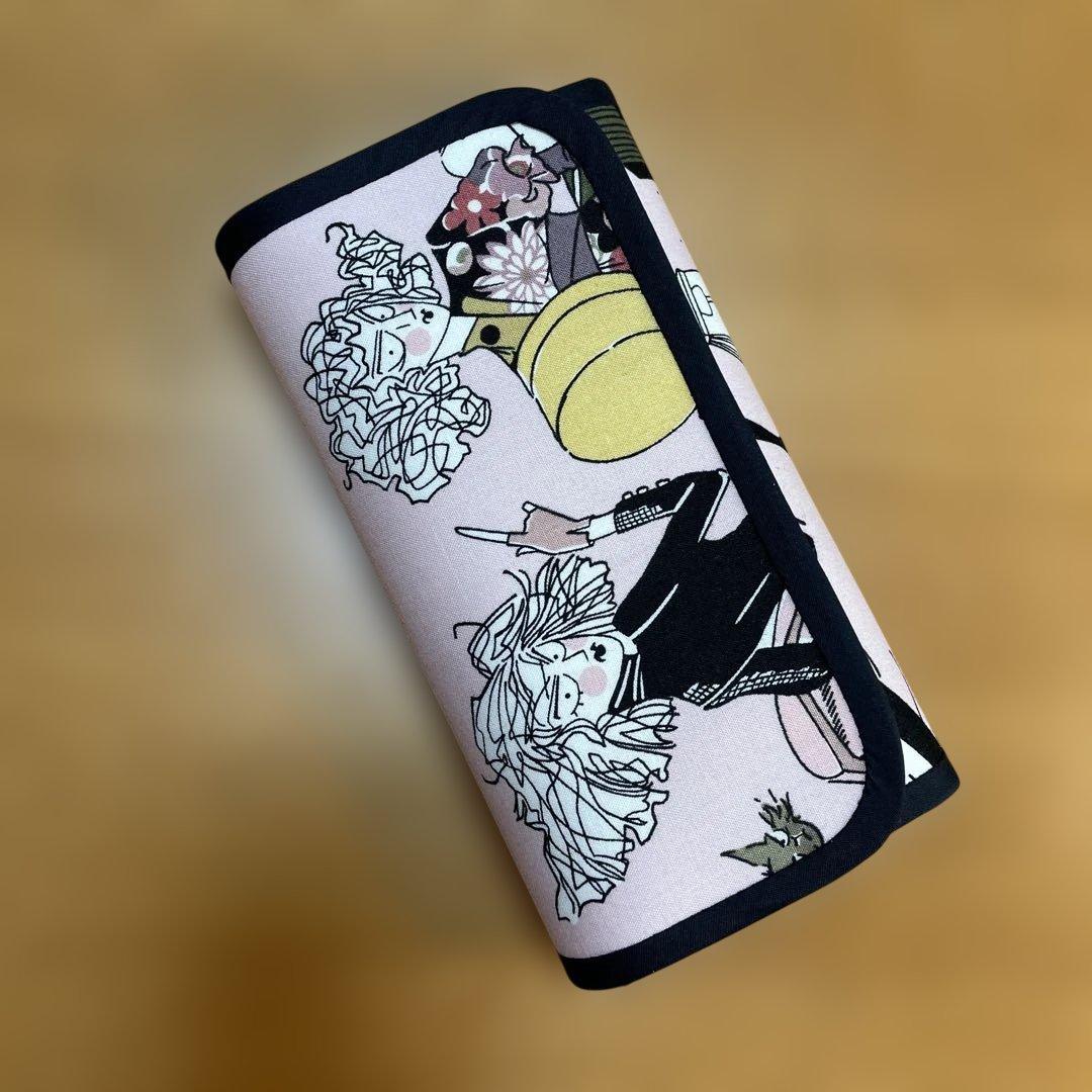 みなつ　長財布　やりくり財布　ハンドメイド