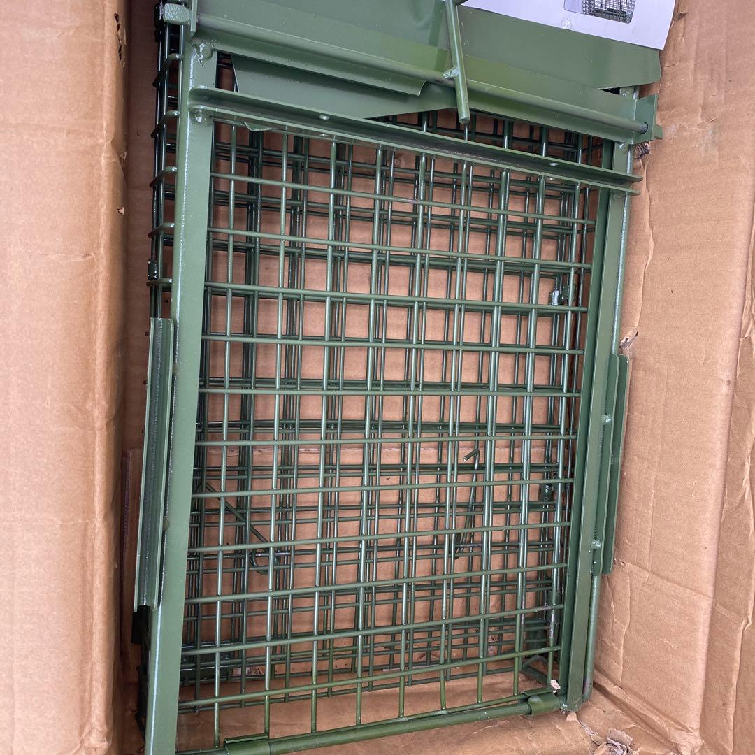 XL グリーン動物用 捕獲器 猫の保護器 簡単組立 設置 畑 庭