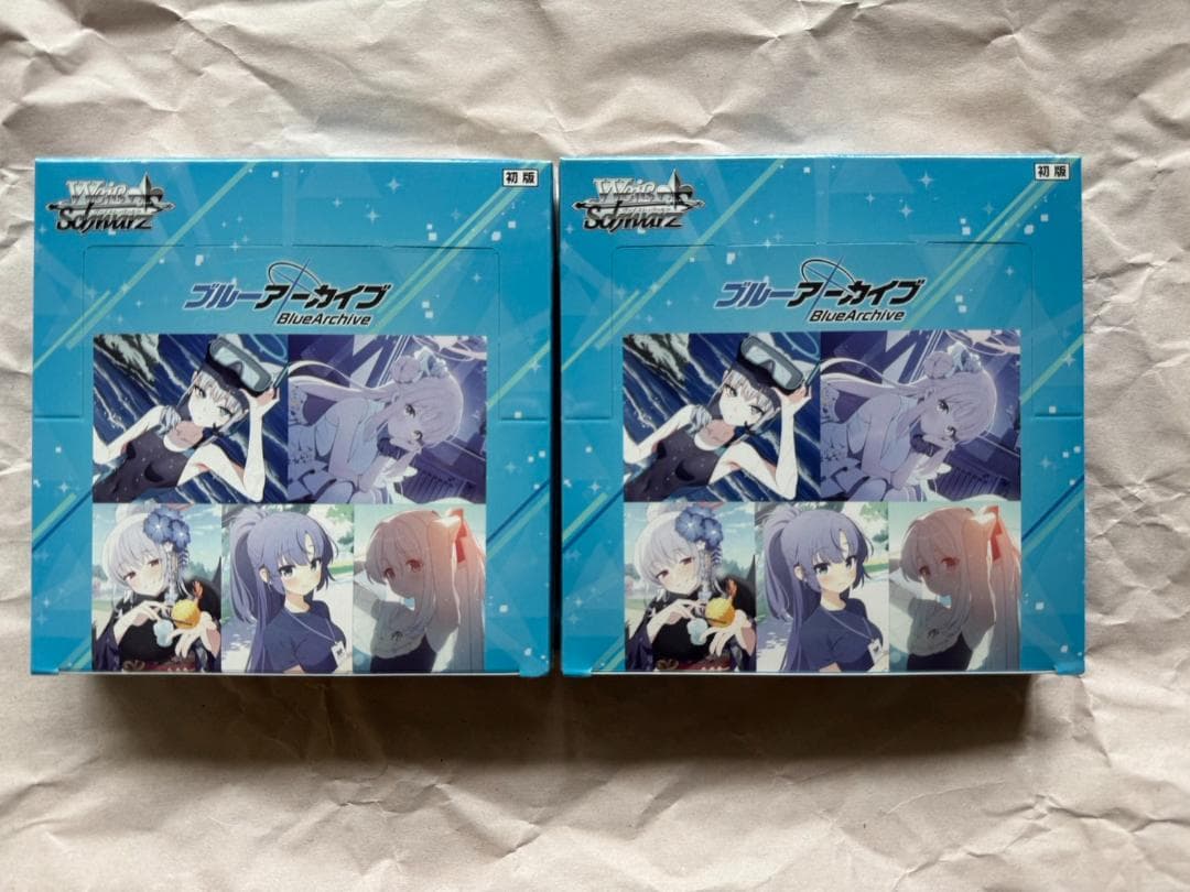 ヴァイスシュヴァルツ ブルーアーカイブ 2BOX 新品未開封