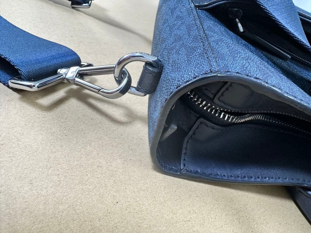 MICHAEL KORS ダークブルー トートバッグ