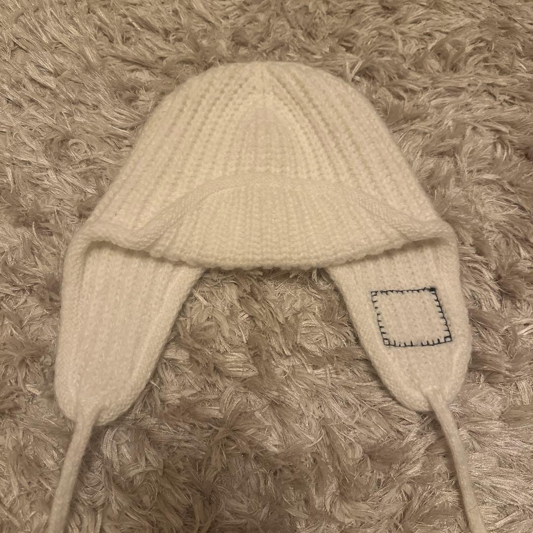 正規品】 andmary Baby knit babushka ivory
