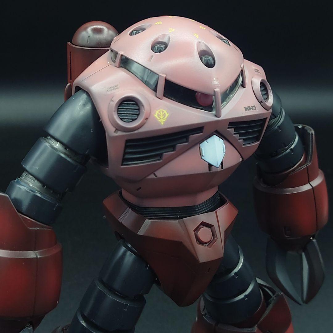 MG 1/100　シャア専用ズゴック　全塗装完成品　ガンプラ