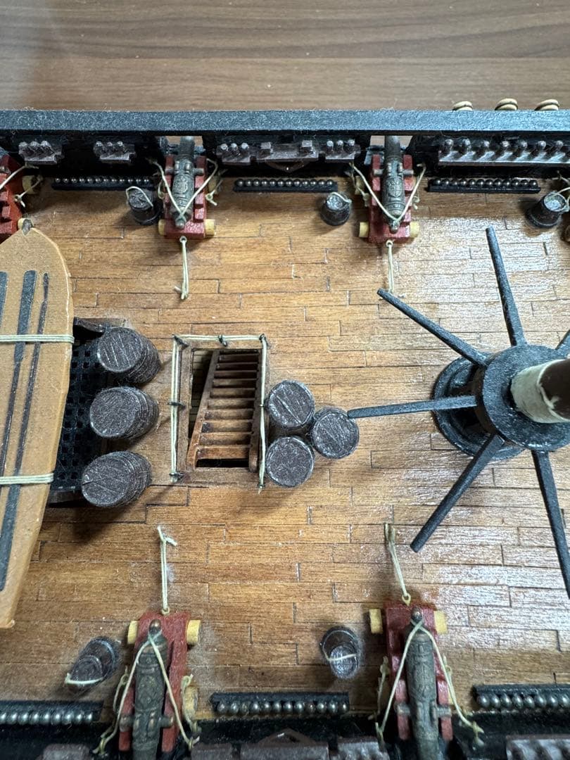 ブラックパール号　模型　木製帆船模型