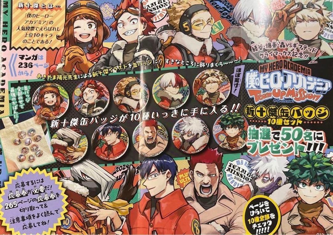 僕のヒーローアカデミア ヒロアカ 新十傑 轟焦凍 缶バッジ 当選品最強