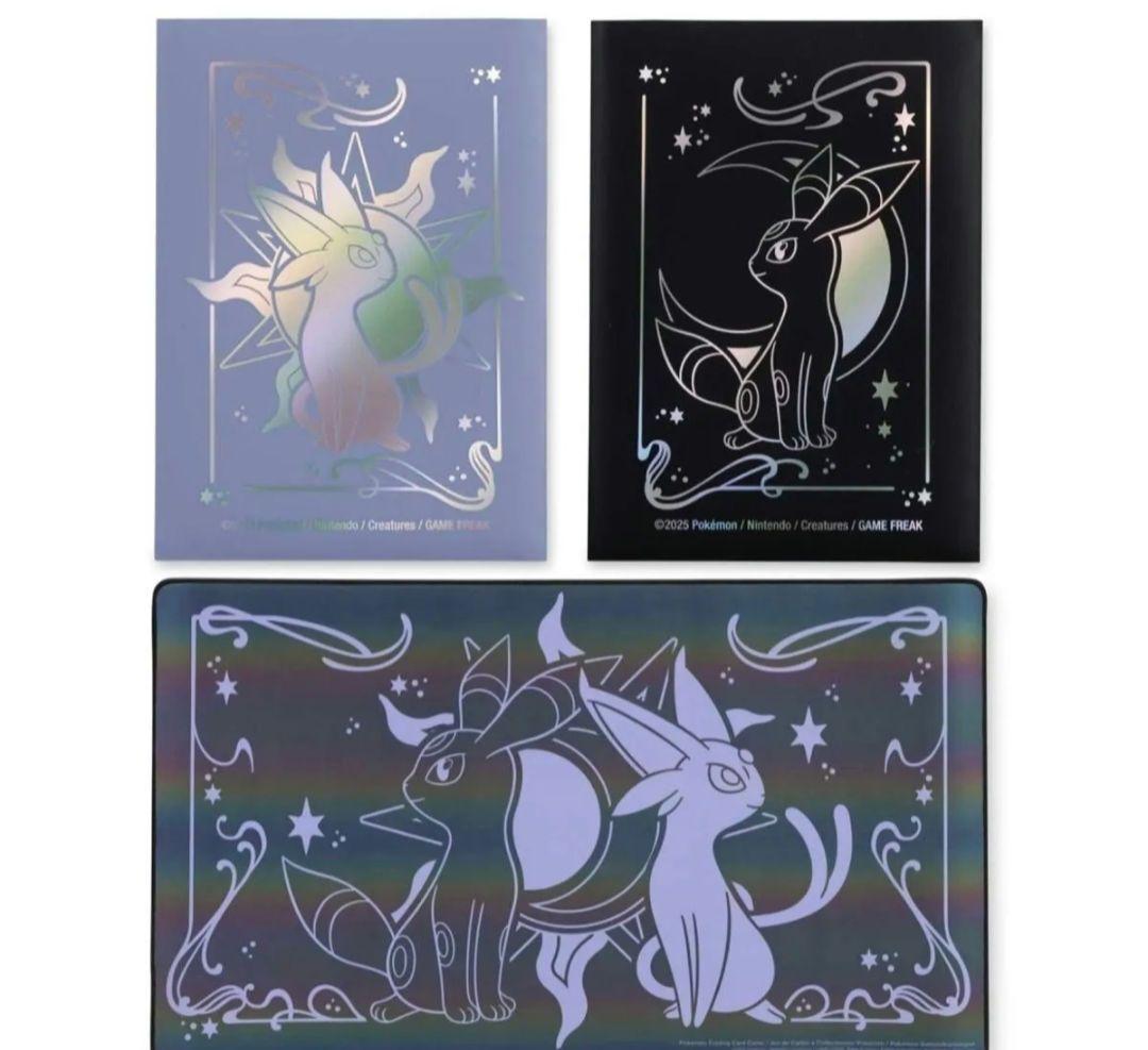 海外ポケモンセンター エーフィ&ブラッキー プレイマット デッキシールド