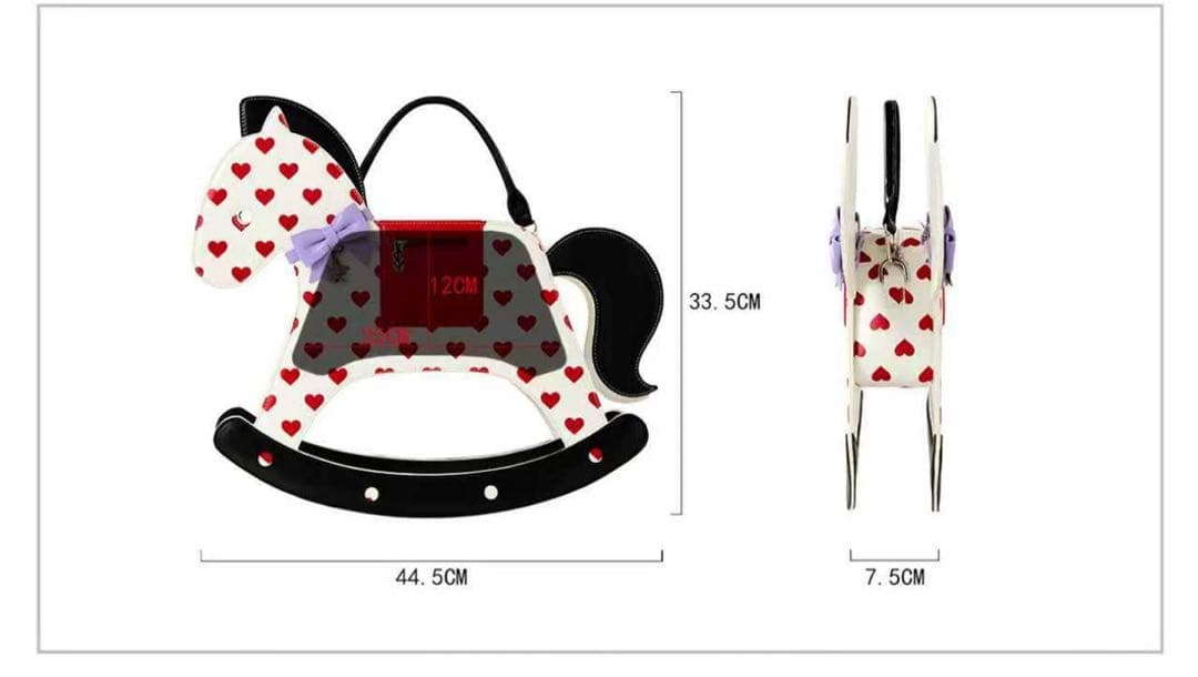 CFIERCE 2026ロッキングホース型ハンドバッグ（3色展開）