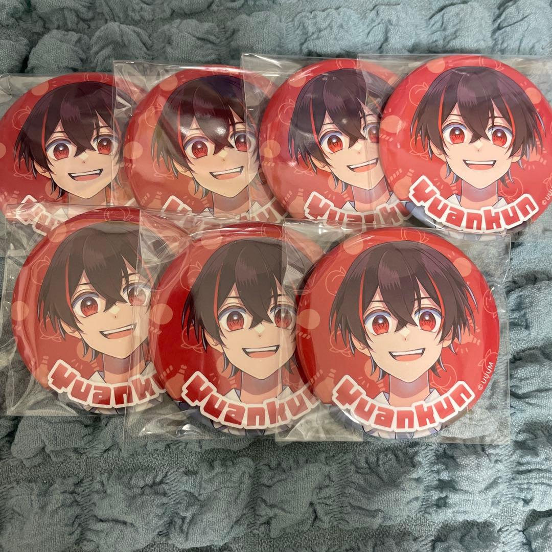 カラフルピーチ 缶バッジ 新ビジュ 2025 ゆあんくん 7個セット - メルカリ