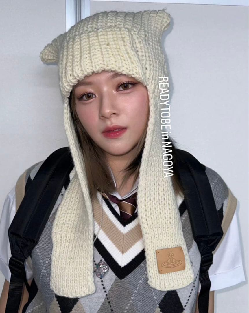 Vivienne Westwood キャットイヤー フラップニット 猫耳ニット帽